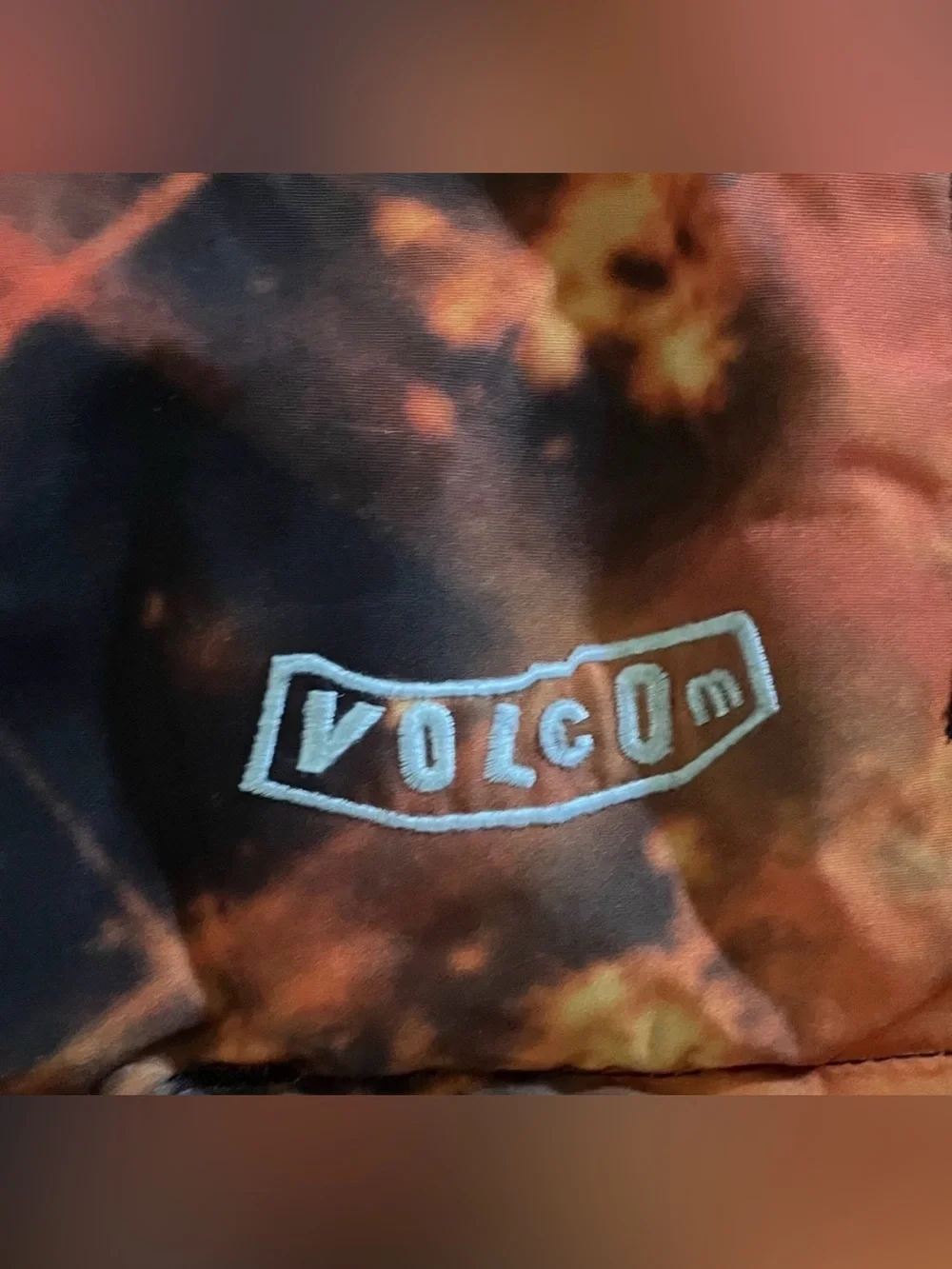 Volcom Snow Jacket - Youth Large - Orange Black